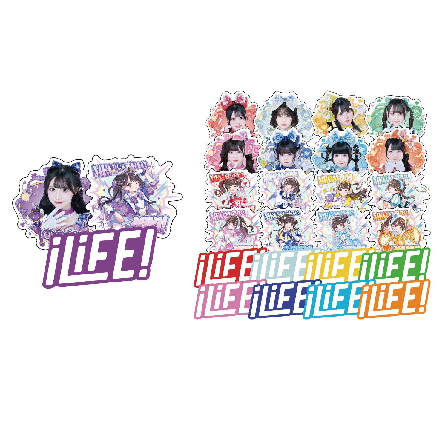 16.【ランダム】ステッカーセット3枚入り 全27種 – MEGA LiFE! GOODS SHOP